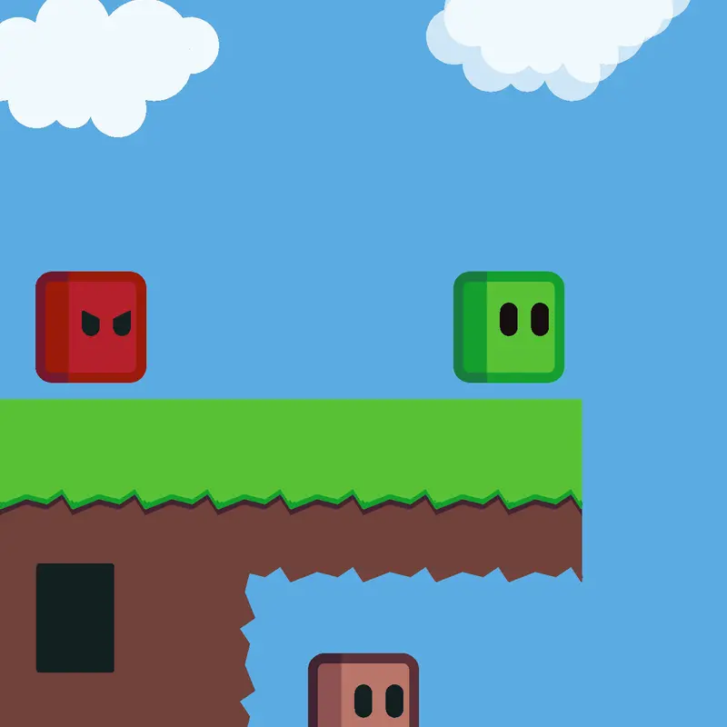 Ending game with brown cube by @OrenPlayzCastle