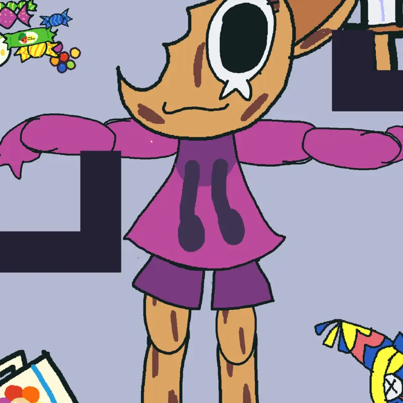 Dandy's world oc by @yandar