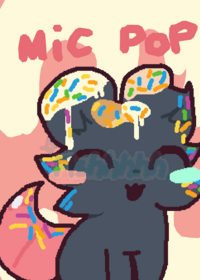 birthday cake rat | not my oc!!