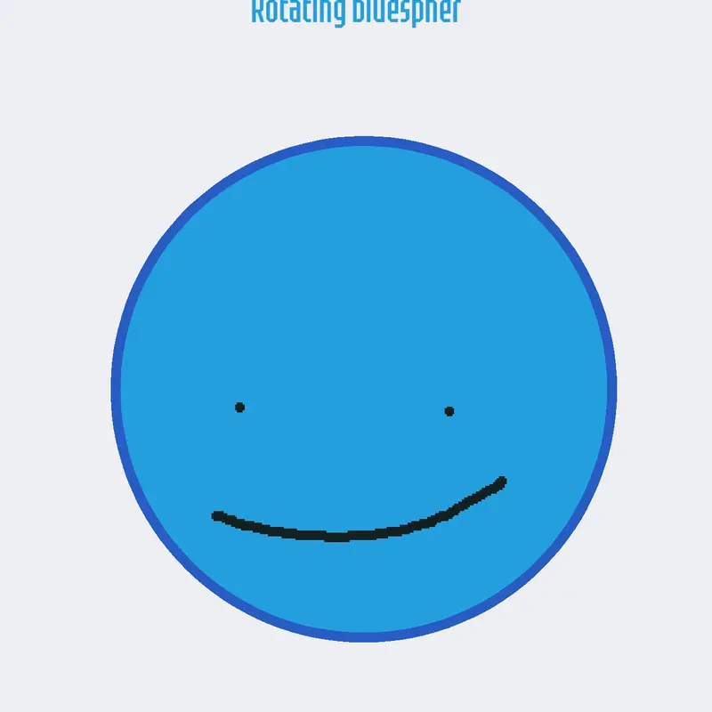 Rotating bluesphere by @bluesphere