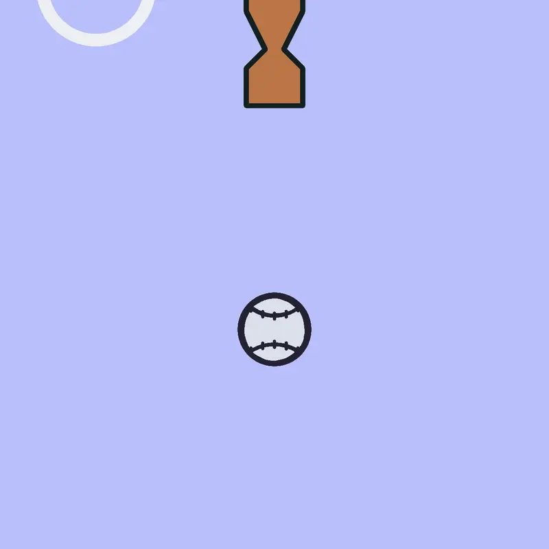 Weird baseball by @pacboii