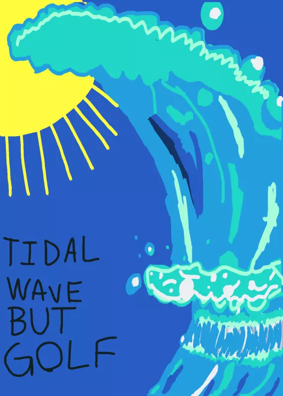 Tidal wave both golf! by @fingerdasher_on_castle