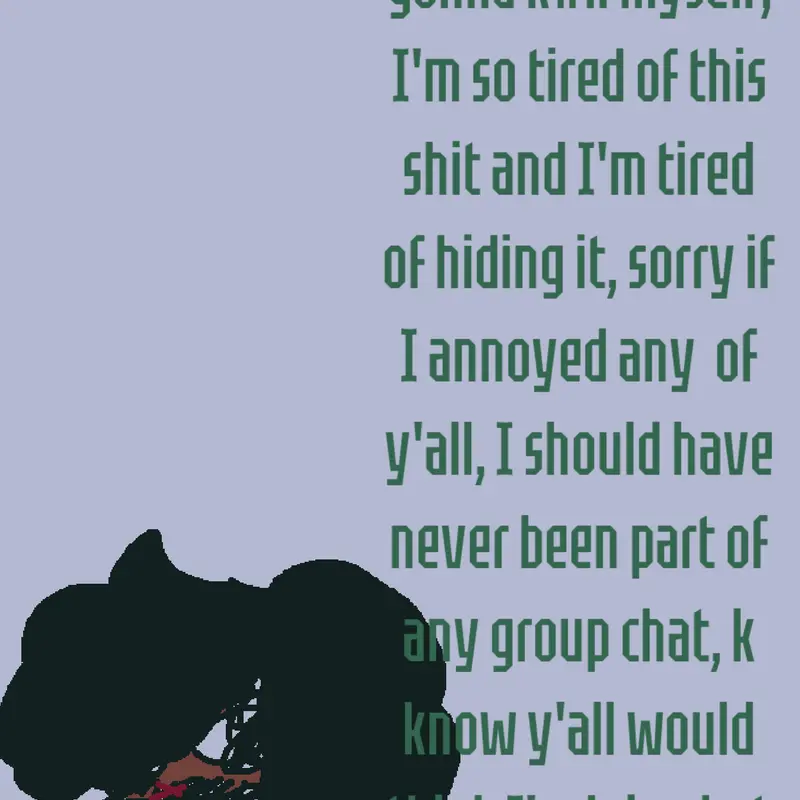 I ur seeing this I'm either tired or ded by @star_bubble206