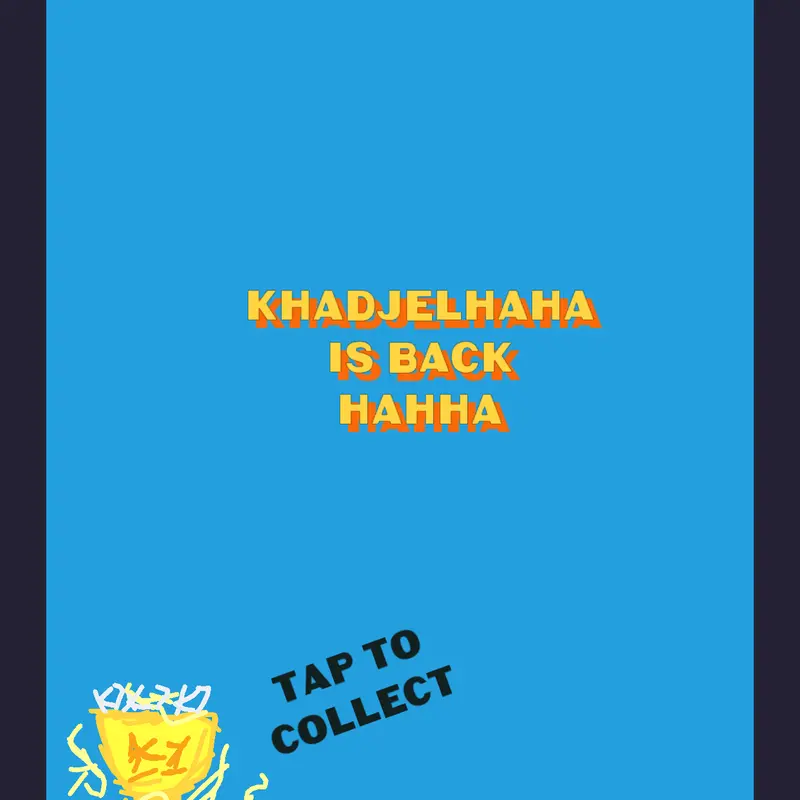 I'm Back by @khadjelhaha