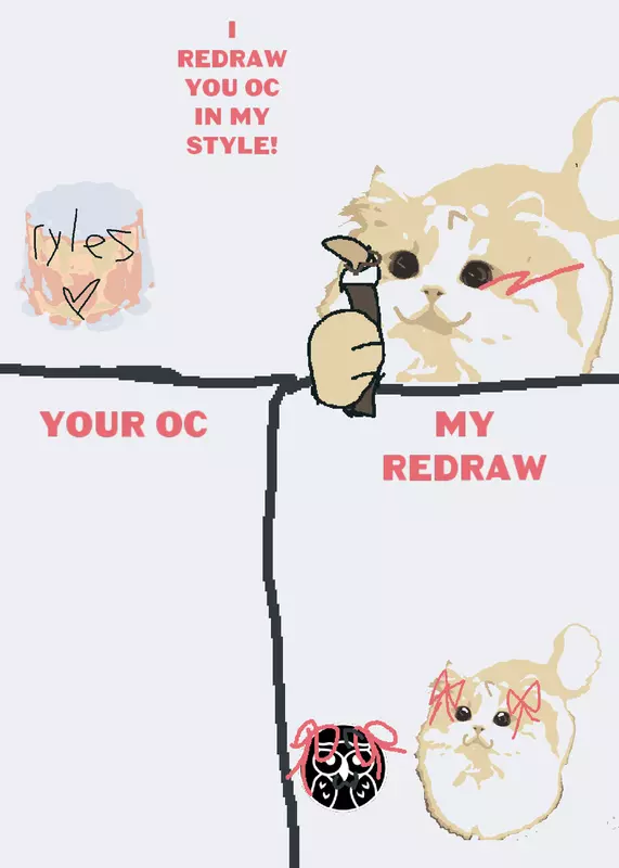 I redraw your oc! by @mimi_may