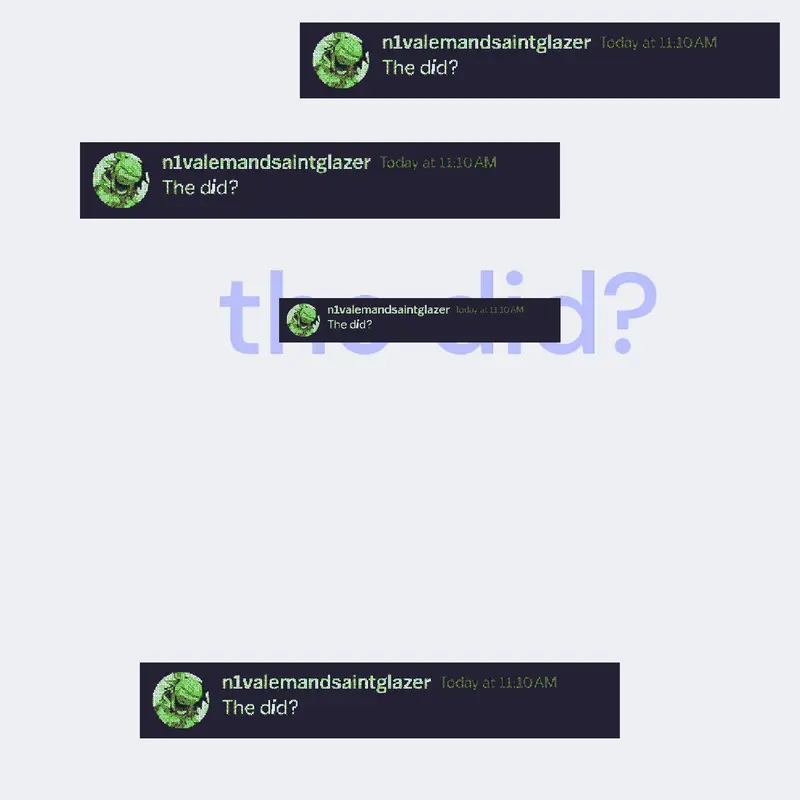 the did? by @doombringerboi