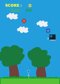 A stickman.
