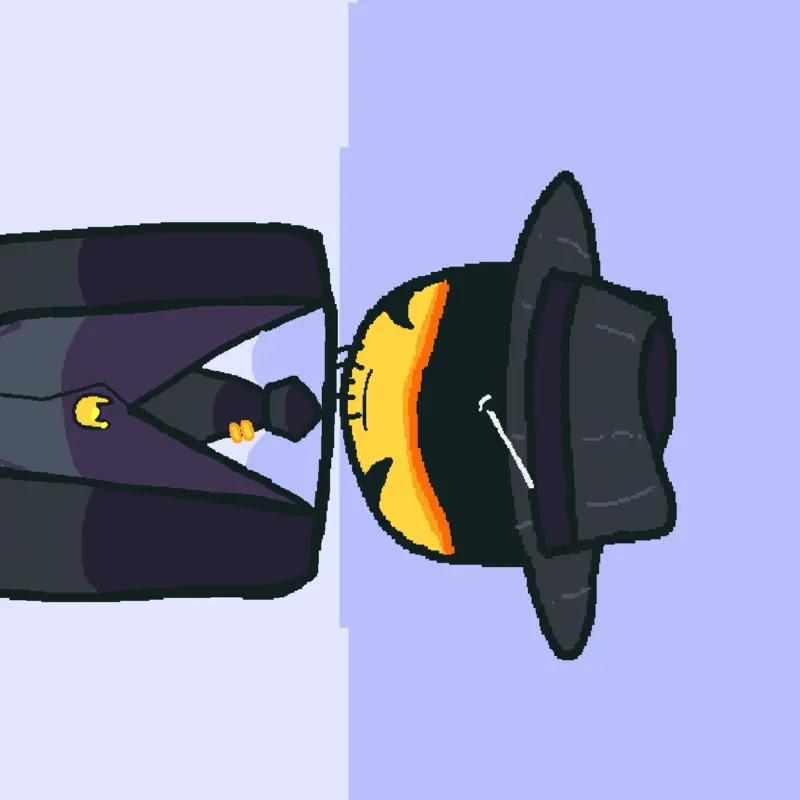 Doublefedora freaky by @Mark_is_a_pathetic_thing