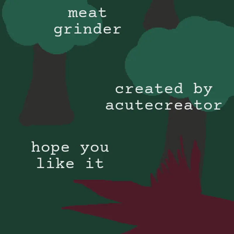 meat grinder by @acutecreator