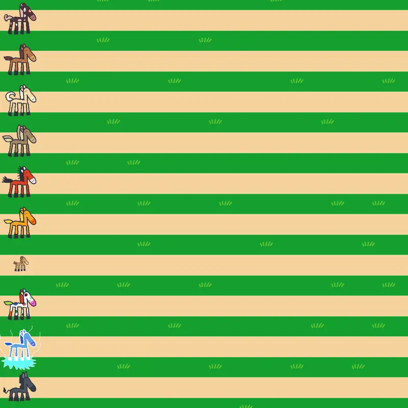 Horse Race! by @---1B0B1---