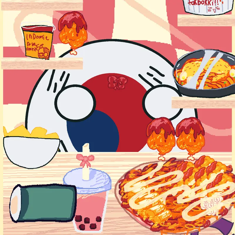 Feed South Korea by @Hudzaki_Dominator_MY