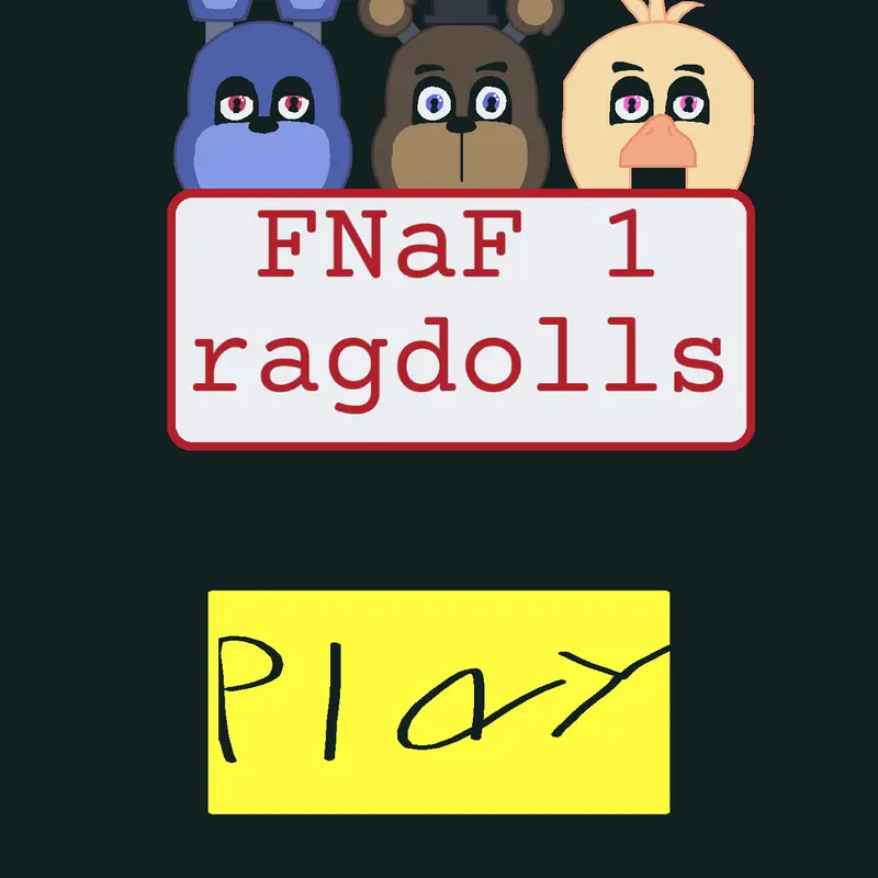 FNAF RAGDOLLS by @FiveNightsAtFreddys