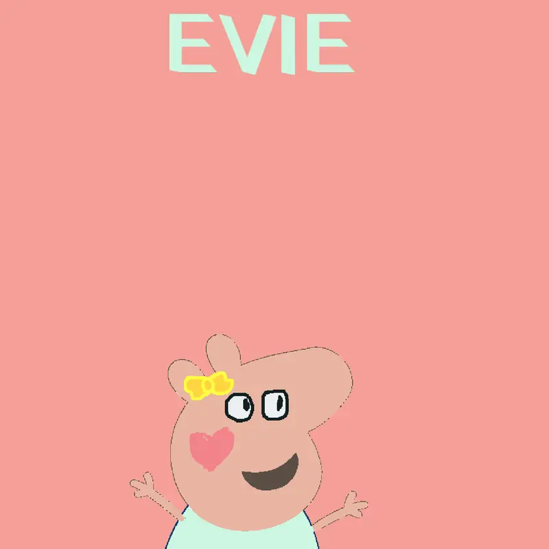 Evie piggie by @Thenumbeblocks12