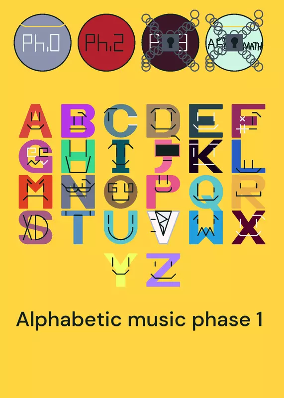 Alphabetic music phase 1 by @VerifybankMan