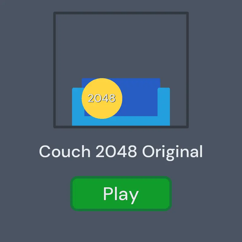 Couch 2048 Original by @TubaUzun