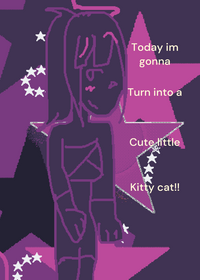 {Jade as a cat! 🐈:3!!}