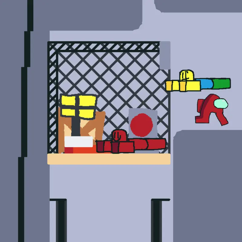 Noob and c00lkidd escape doors floor 1 by @Fireymakesgames