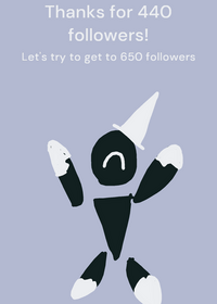 Thanks for 400 followers