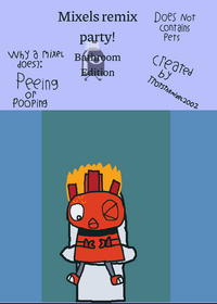 Mixels remix party!: Bathroom edition
