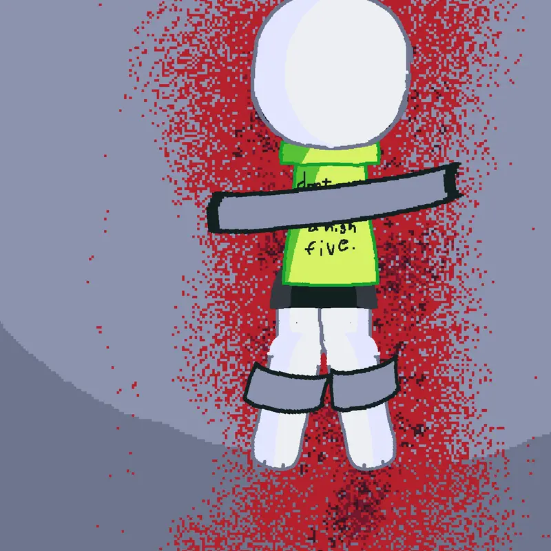 Use the bat to hit his legs/feet by @eggsonfan