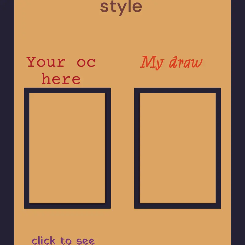 Drawing ocs by @peanuty_officall