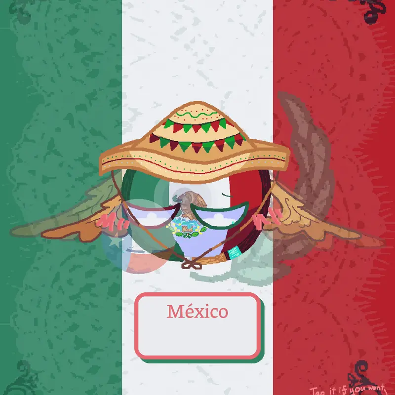 México by @countryballls_paraguay