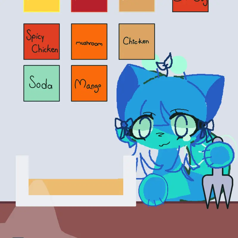 Blue mukbang by @coolkid26