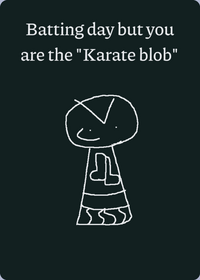 The Karate Blob