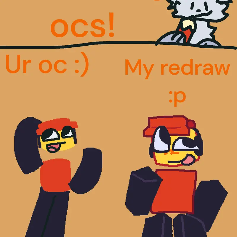Redraw by @X_sunny-furry_X