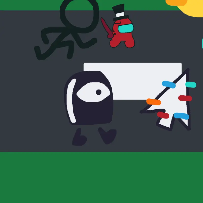 Run from moster by @slimyboy