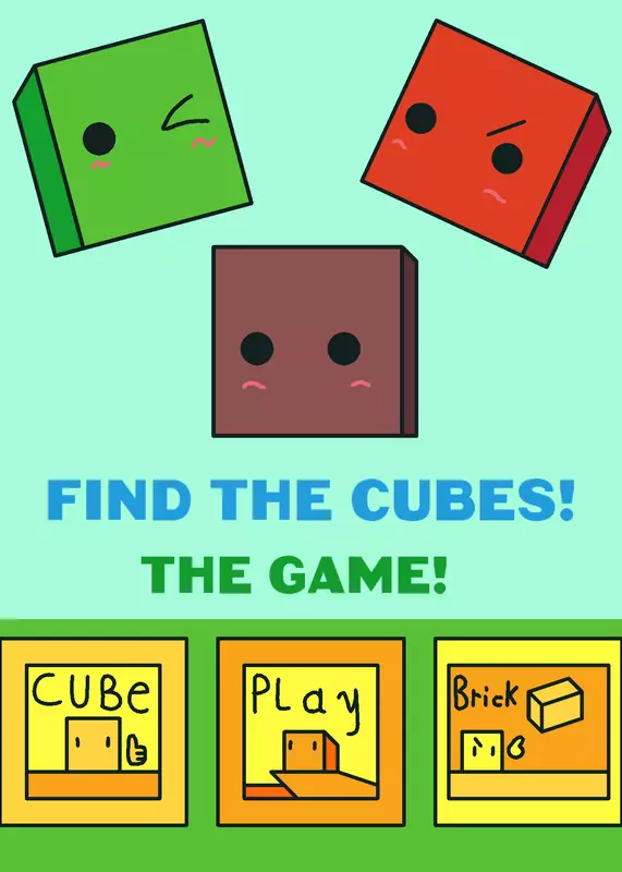 Find cubes game. by @cattot_advuntures