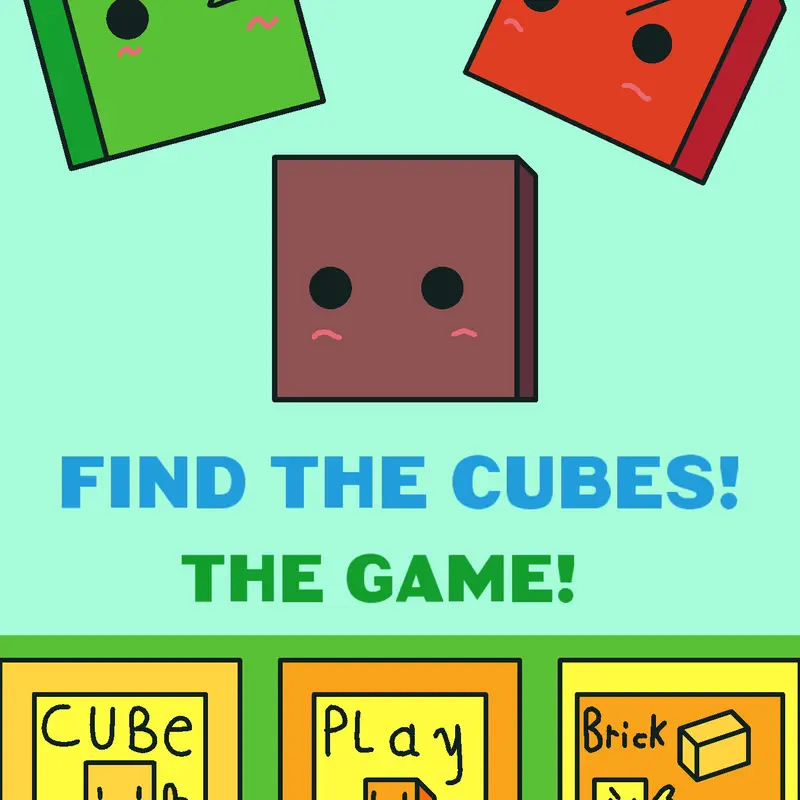Find cubes game. by @cattot_advuntures