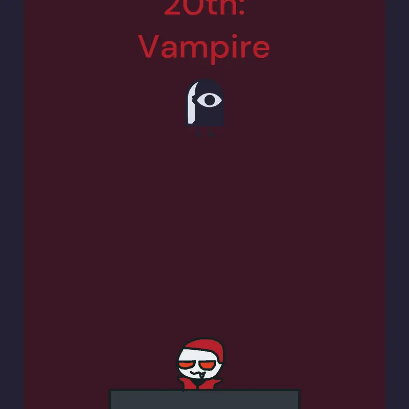 October 20th: Vampire by @RaibonVCB