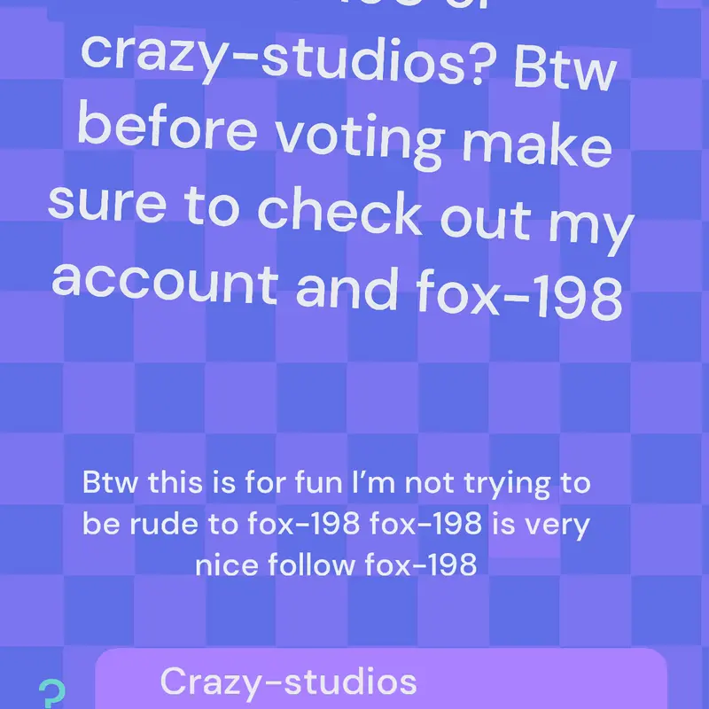 Me or fox-198 by @crocodile-studios