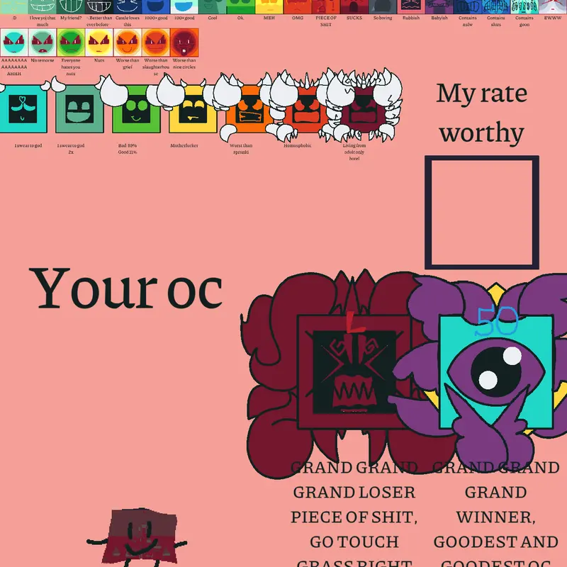 Rating your oc by @DaryllTheIceKing