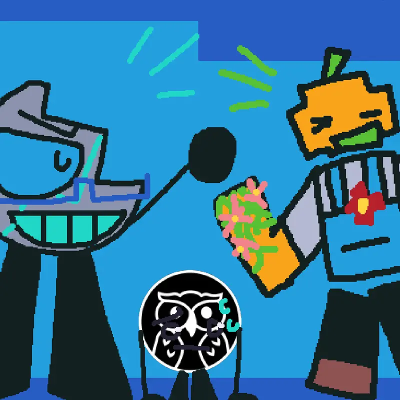 My accounts :3 wait why are they arguing?￼ by @Pumpie_the_pumpkin