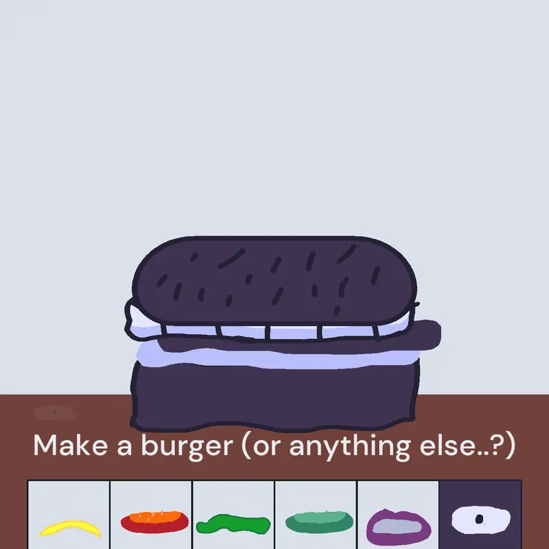 Burger maker making game kit #burger by @Gurt-Yo