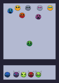 Geometry dash custom difficulty faces with...