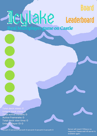 Icylake is a game on Castle, Original idea...