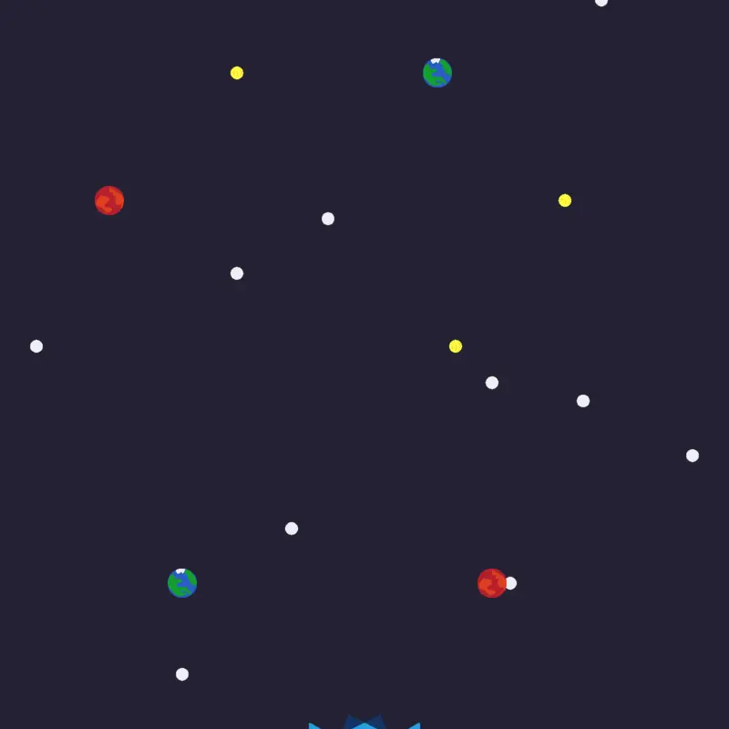 Space fighting by @cardbourdisthebest