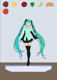 Fazer um hambúrguer de hatsune miku (versão...