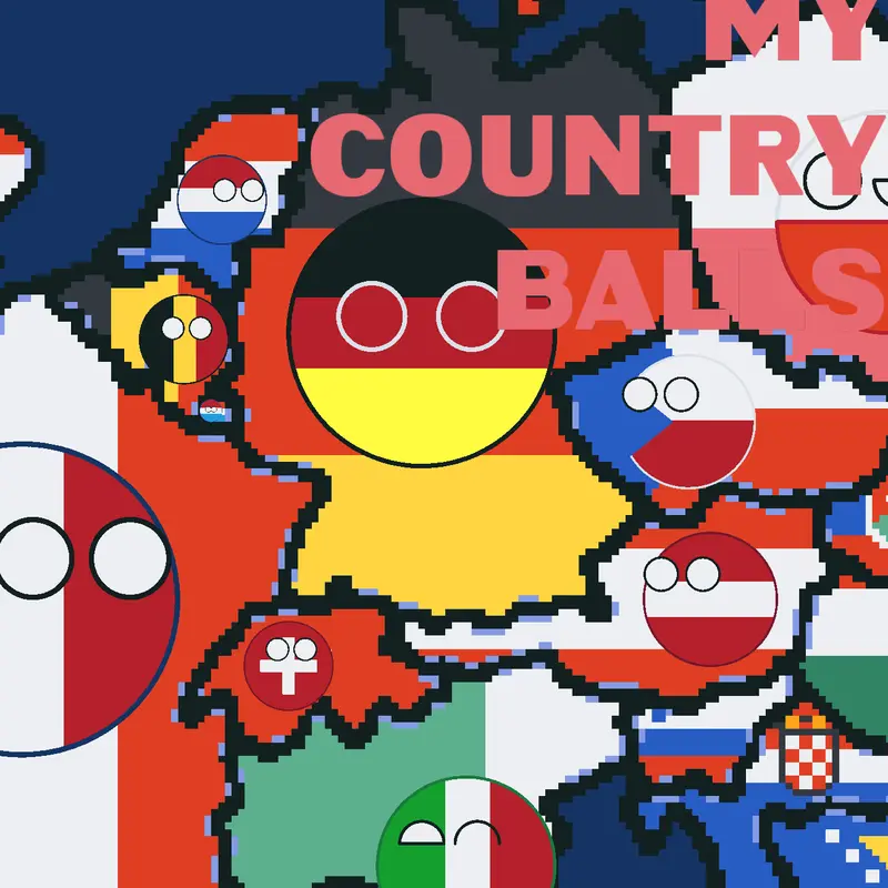 Drawing countryballs!! by @Marker_SpookyAcc
