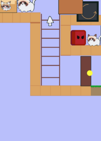 Cube's house and you are a cat!