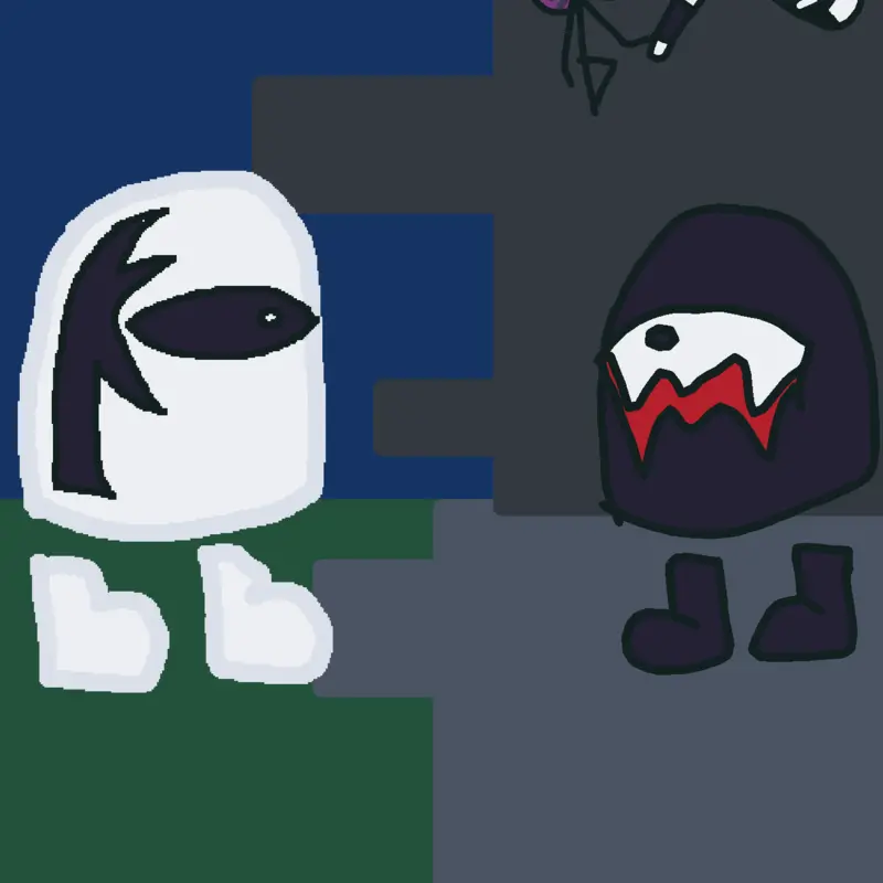 Inverted character vs character.EXE by @The_mrguy_alt