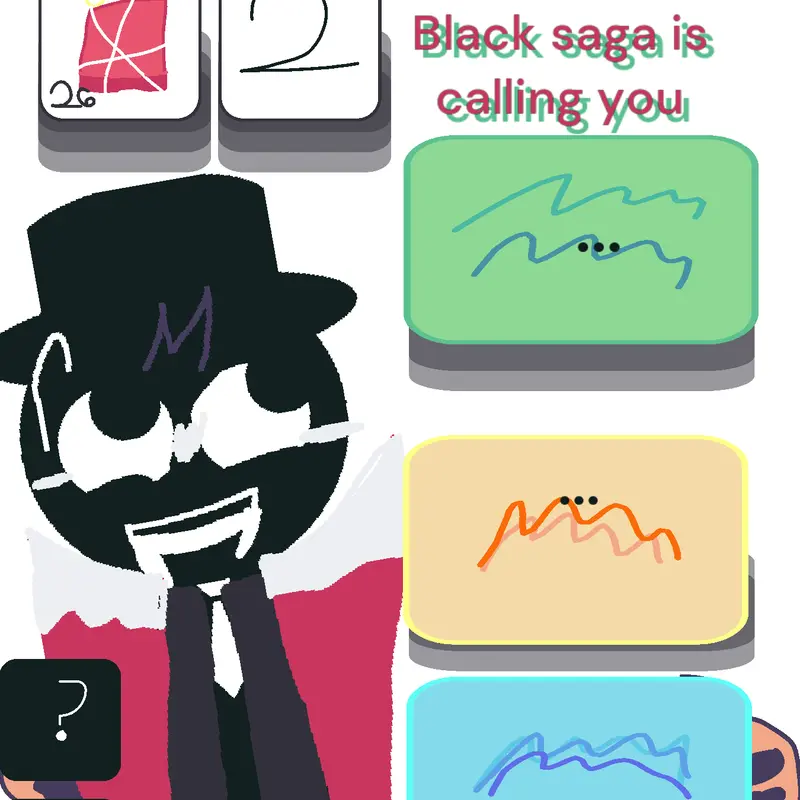 Sprunki black saga calling now! by @Sprunkiphase3atyoddu