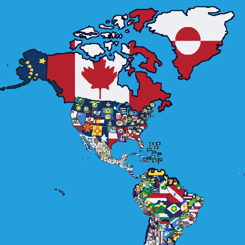 Map And States by @Aqusoe
