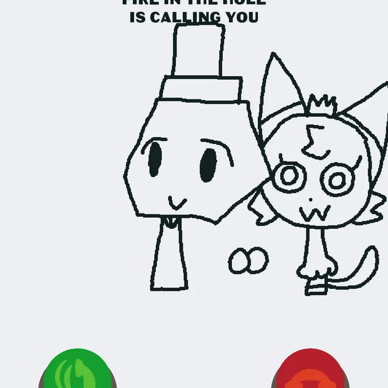 Hotwsus And Minua Call:) by @Miniko_Cute_Kawaii_Cake