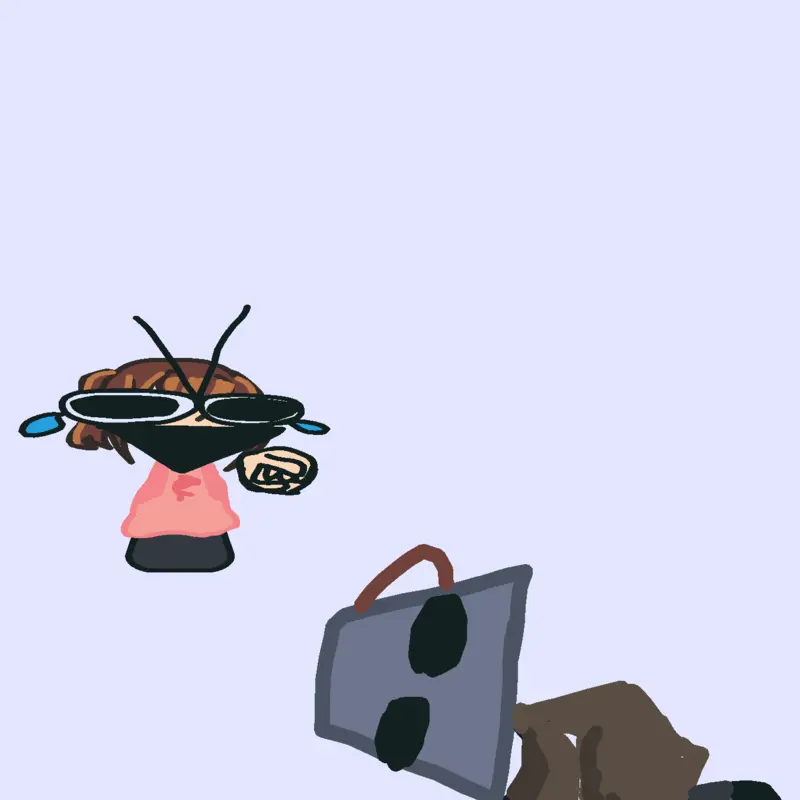 Bucket man 🤣 by @Sharky_animate