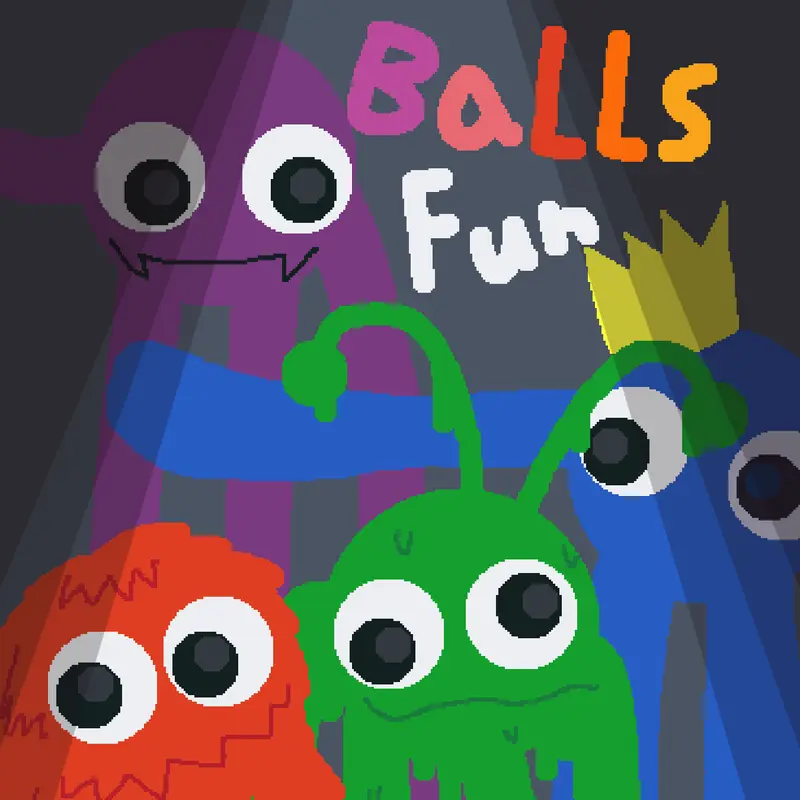 Rainbow balls by @Abusbia