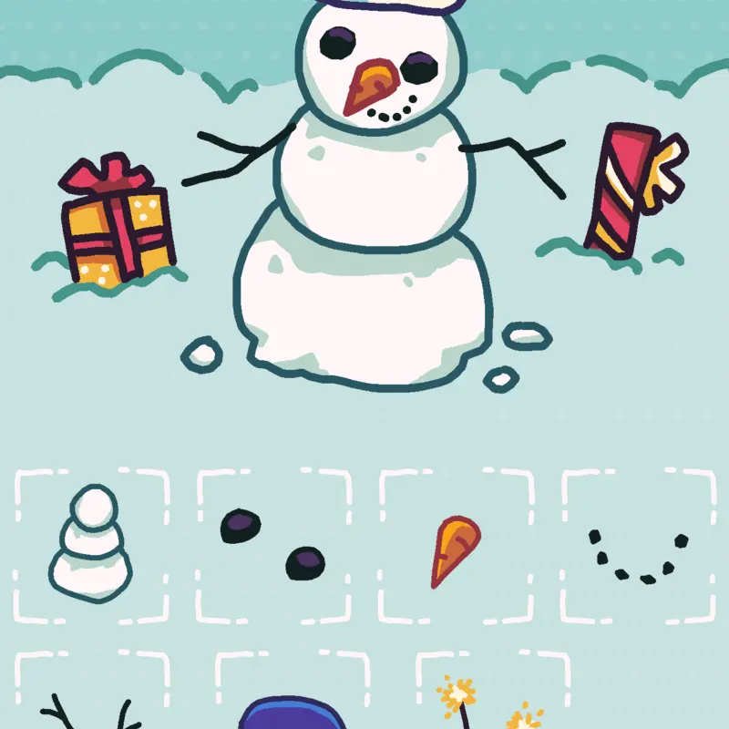 The little cute snowman by @Jiana67
